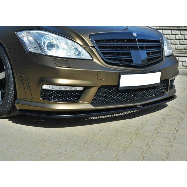 Maxton Design splitter pod originálny predný nárazník Mercedes-Benz triedy S AMG (W221) 2009-2013