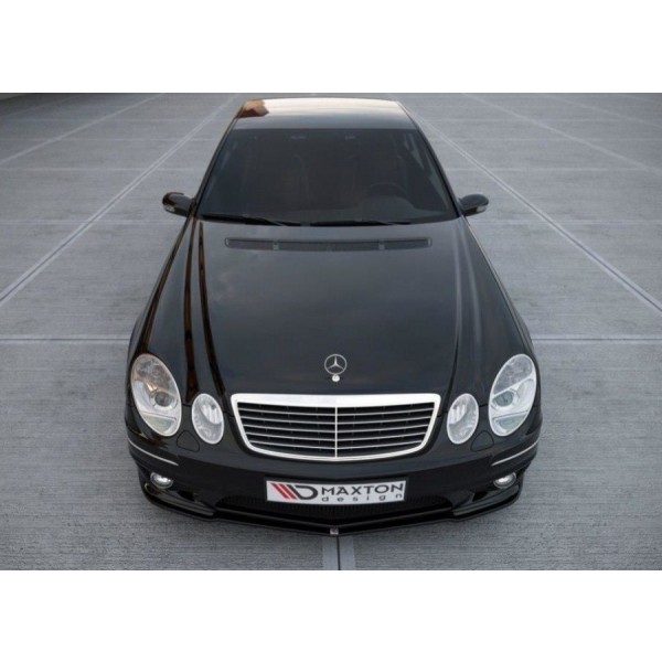 Maxton Design splitter pod originálny predný nárazník pre Mercedes-Benz triedy E (W211) AMG facelift (2006-2009)