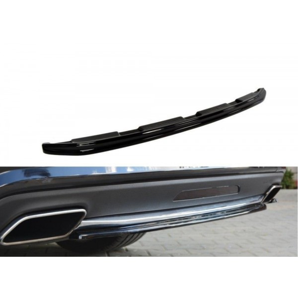 Maxton Design splitter pod zadný nárazník bez rebrovania pre Mercedes-Benz CLS (C218) AMG-line (2011-2014)