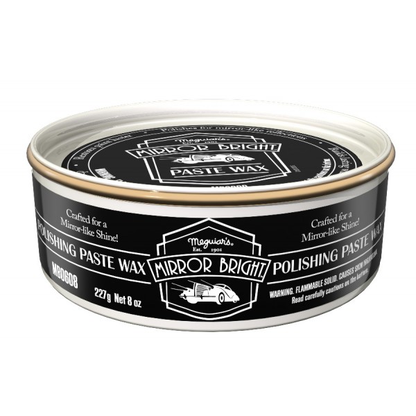 Meguiar 's Mirror Bright Polishing Paste Wax - tuhá leštenka s voskom, 227 g