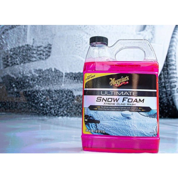 Meguiar 's Ultimate Snow Foam Xtreme Cling Wash - extra hustý, pH neutrálne autošampon do napeňovača / pre predumytie, 946 ml