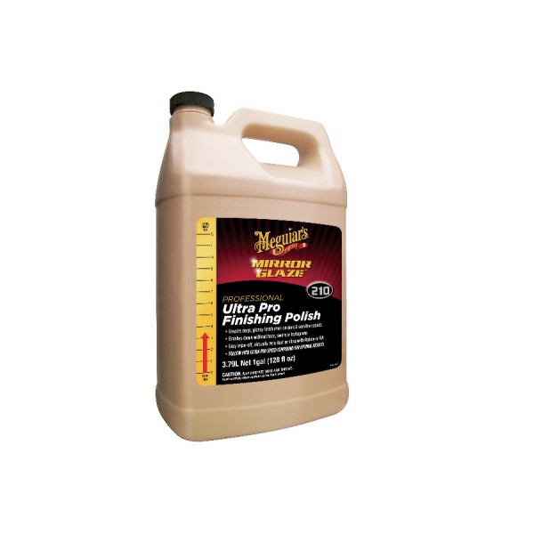 Meguiar 's Ultra Pro Finishing Polish - špičková profesionálna finišovacích leštenka pre maximálny lesk, s nízkym obsahom super-mikroabraziv, 3,79 l