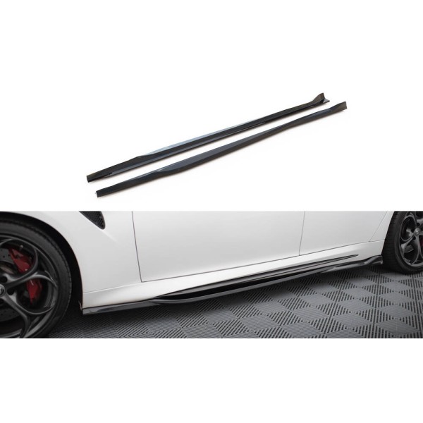 Alfa Romeo Giulia Quadrifoglio, difúzory pod bočné prahy, Maxton design
