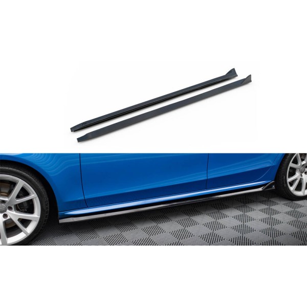 Audi A4 B8 / S4 B8 Sedan/Avant, difúzory pod bočné prahy ver.4, Maxton design