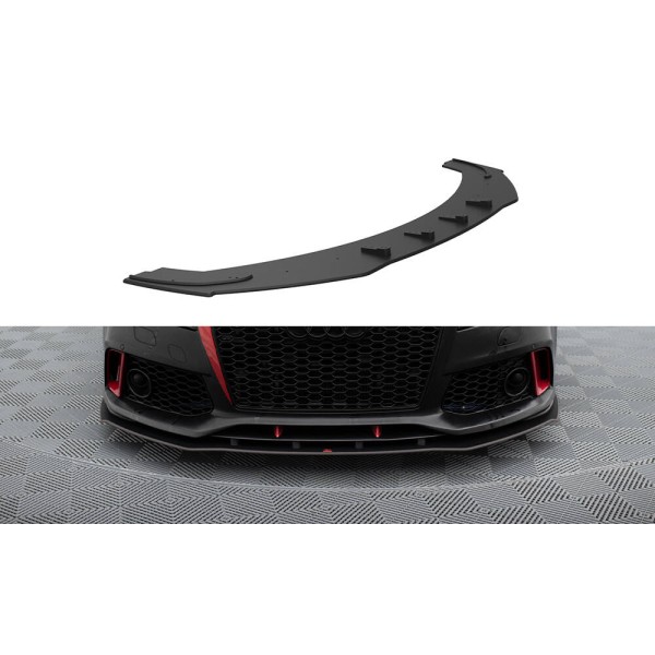 Audi A7 C7 RS7 Look, ''Street Pro'' rohové spojlery pod predný nárazník, Maxton Design