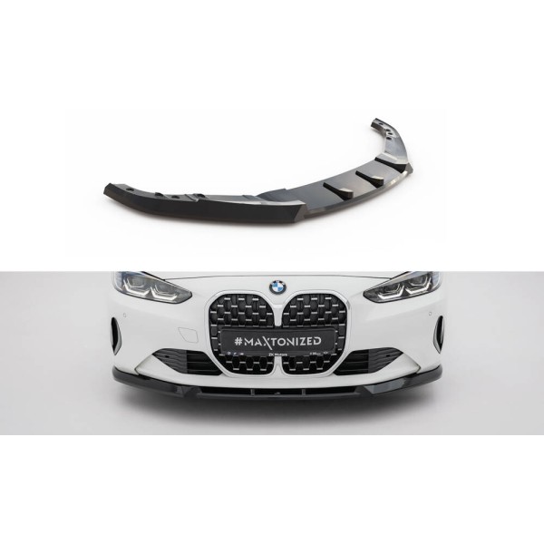 BMW rad 4 G22/G23 vrátane FACELIFT, spojler pod predný nárazník, Maxton design