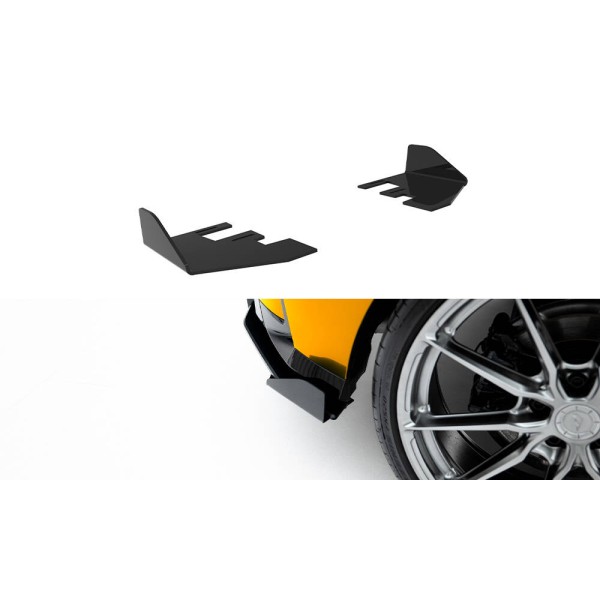 BMW rad 1 F70 M-Pack, 'Street Pro' krídelká bočných difúzorov zadného nárazníka, Maxton design