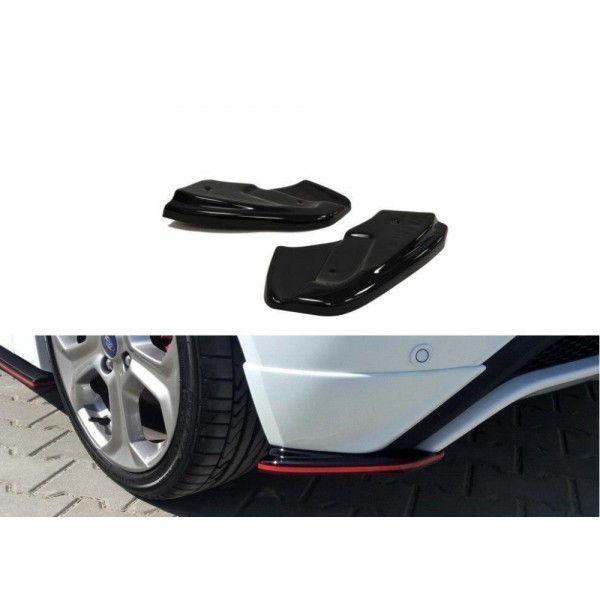 Maxton Design bočné splittery zadného nárazníka pre Ford Fiesta VII ST / ST-line / Zetec S facelift (2013-2016)