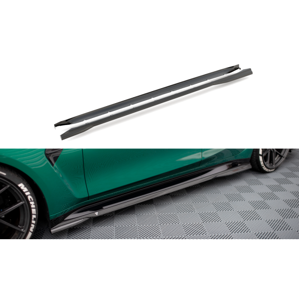BMW rad M3 G80, karbónové difúzory pod bočné prahy, Maxton Design