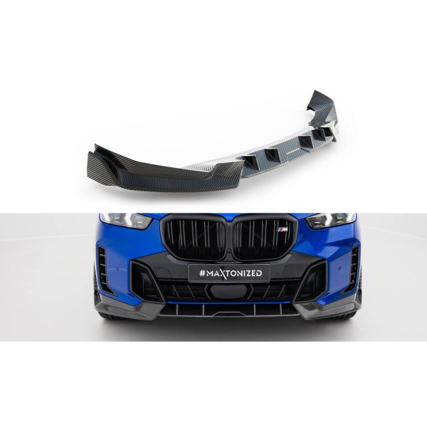 BMW X5 M-Pack G05 Facelift, karbónový spojler pod predný nárazník, Maxton Design