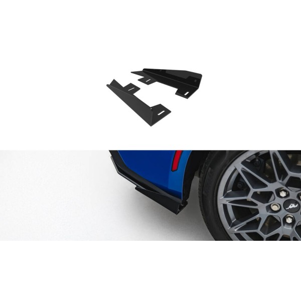 Ford Mustang Mk7 GT, krídelká bočných difúzorov zad. nárazníka, Maxton Design