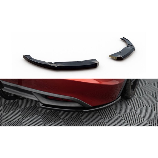 Honda Civic Mk9 Hatchback, bočné difúzory pod zadný nárazník, Maxton Design