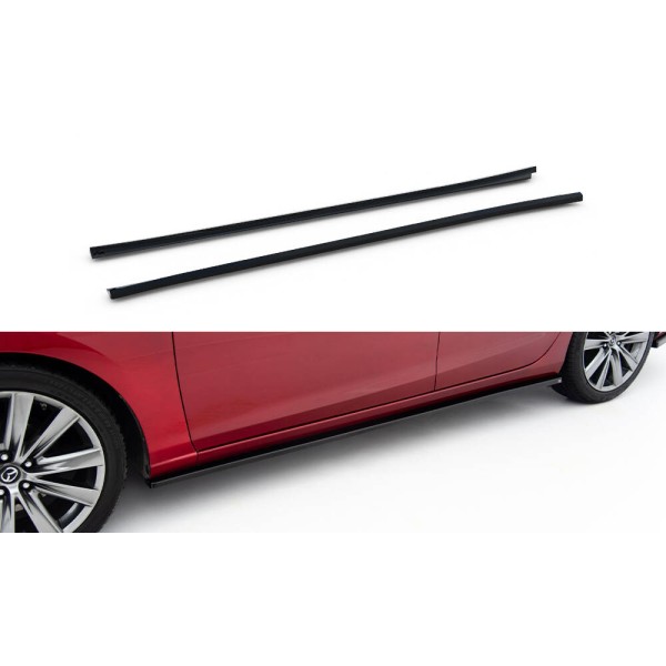 Mazda 6 Mk3 FL Sedan, difúzory pod bočné prahy ver.2, Maxton Design
