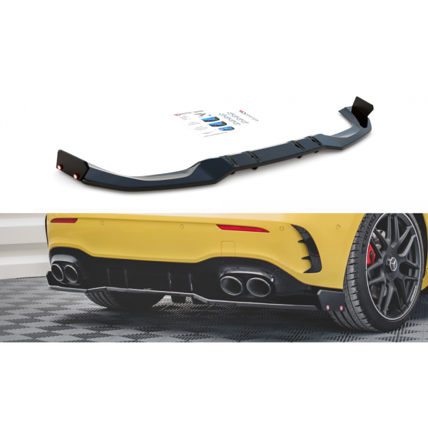 Mercedes trieda A W177 45 AMG - stredový spoiler pod zadný nárazník, Maxton design