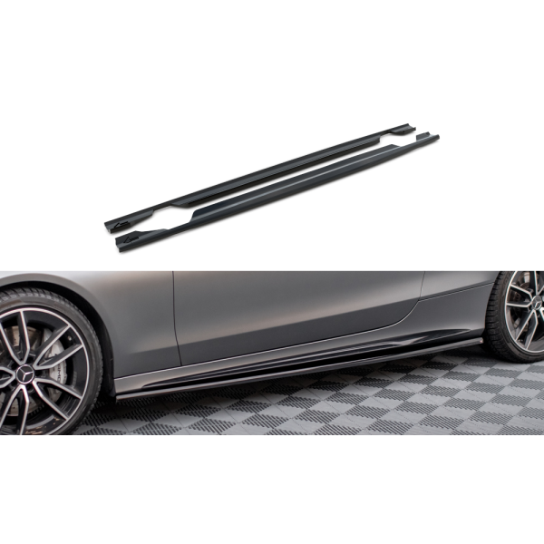 Mercedes trieda C W205 Facelift/43 AMG/Coupe, difúzory pod bočné prahy, Maxton design