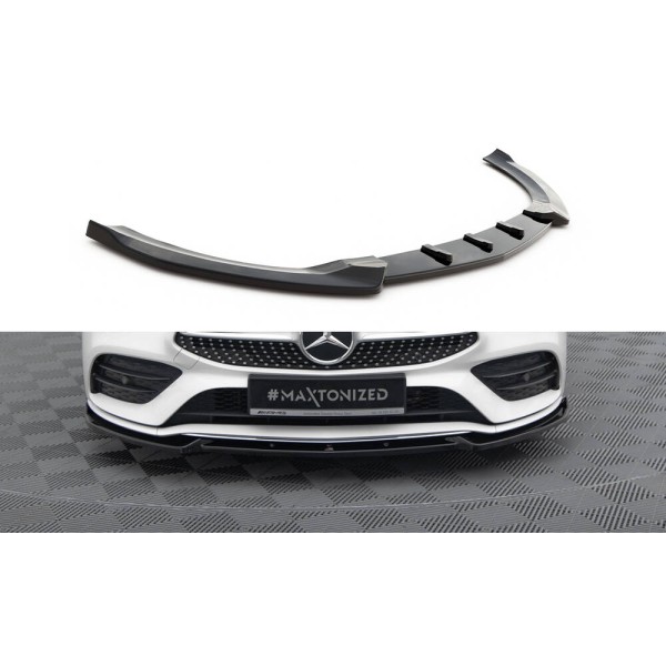 Mercedes CLA C118/X118 AMG-Line, spojler pod predný nárazník v2, Maxton Design