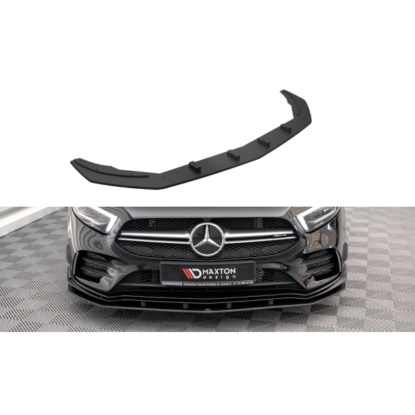 Mercedes trieda A W177 A35, STREET PRE spojler pod predný nárazník plast ABS, MAXTON DESIGN