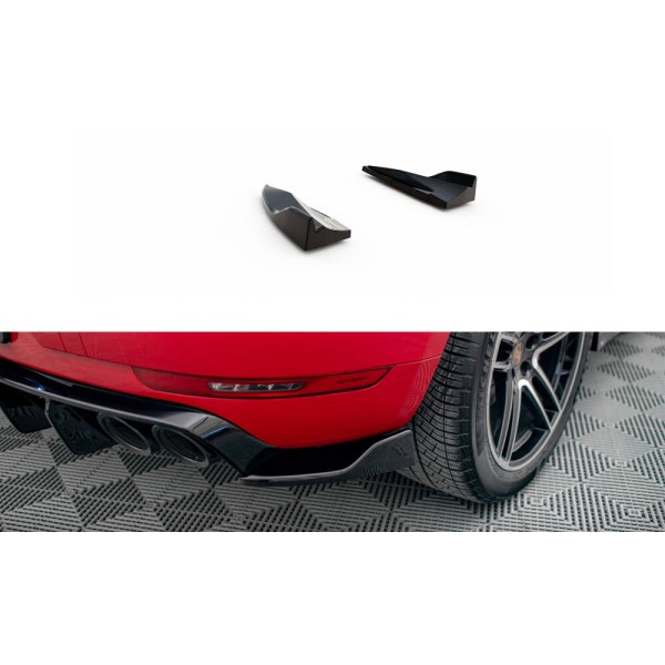 Porsche Macan Mk1 Facelift GTS / Sport Design, bočné difúzory pod zadný nárazník ver.2, Maxton Design
