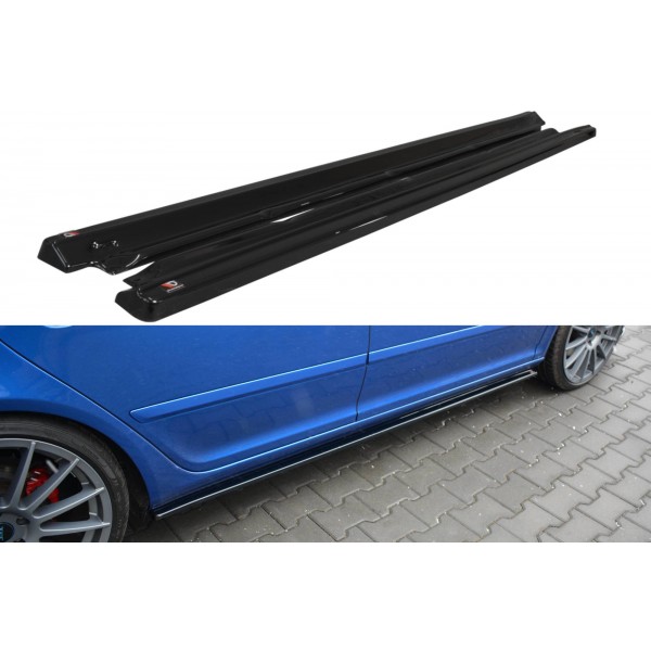 Škoda Octavia 2 04-13 vrátane RS - lišty pod prahmi Maxton design
