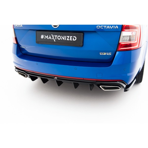 Škoda Octavia III RS včetně facelift (sedan/kombi) zadný difuzor V2 pre diesel