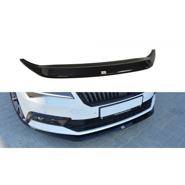 Škoda Superb 3 Spoiler pod predný nárazník Maxton Design