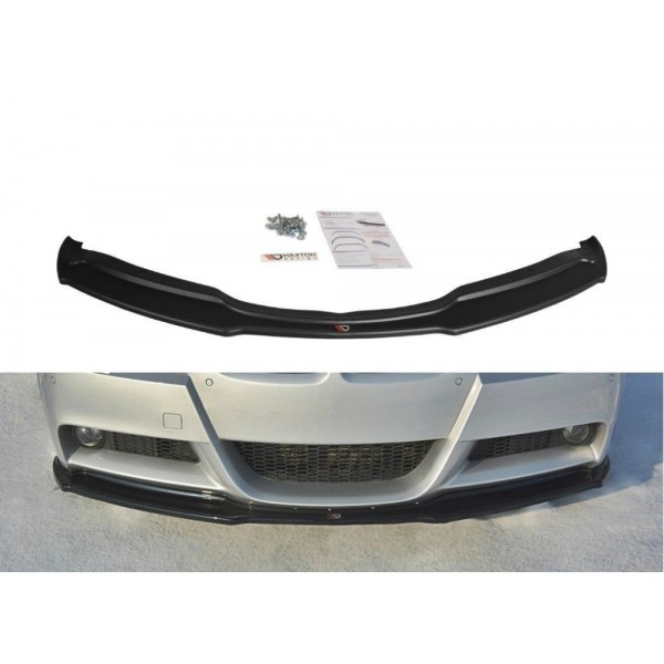 Maxton Design splitter V.1 pod originálny predný nárazník BMW 3 (E90) M-pack (2004-2008)