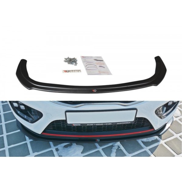 Maxton Design splitter V.1 pod originálny predný nárazník Kia Ceed / Pro Ceed GT II (2013-2018)