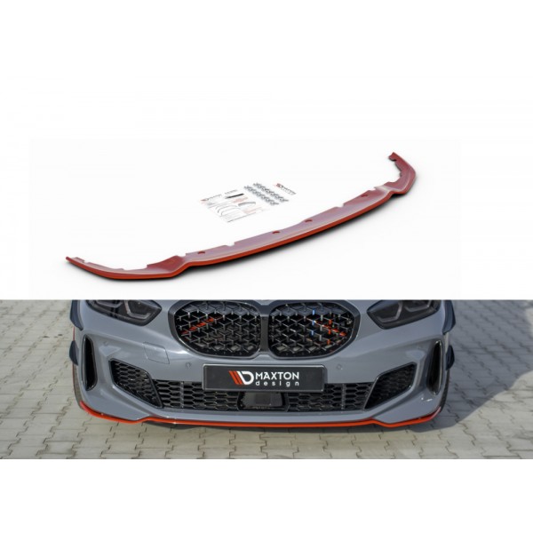 Maxton Design splitter V.4 pod originálny predný nárazník BMW radu 1 (F40) M-pack / M135 (2019-), če