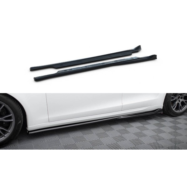 Tesla Model S Plaid Mk1 Facelift, difúzory pod bočné prahy, Maxton design