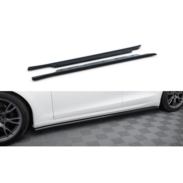 Tesla Model S Plaid Mk1 Facelift, difúzory pod bočné prahy ver.2, Maxton design