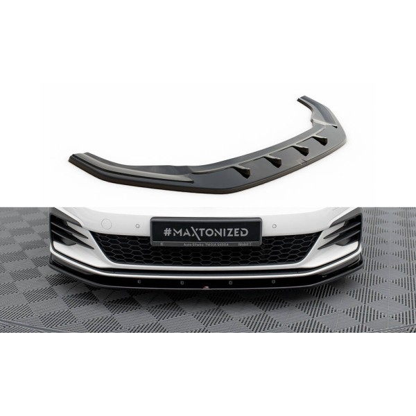 Volkswagen Golf GTI Mk7 FL, spojler pod predný nárazník, Maxton design