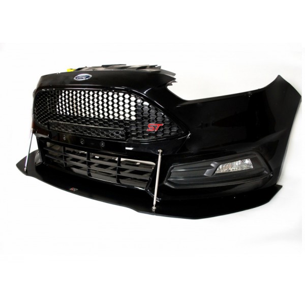 Maxton Racing spojler so stabilizačnými tyčkami pod originálny predný nárazník pre Ford Focus III ST facelift (2014)