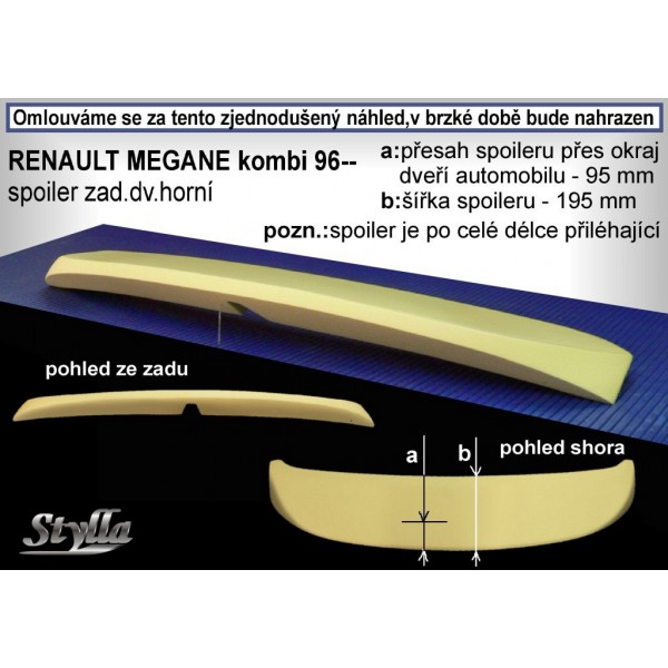 Krídlo - RENAULT Megane combi 99-03