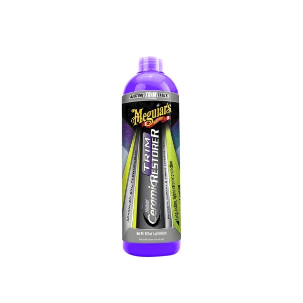 Meguiar's Hybrid Ceramic Trim Restorer - oživovač a keramická ochrana nelakovaných plastov, 473 ml