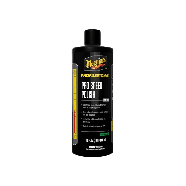 Meguiar's Pro Speed Polish M200 - profesionálna, finišovacia leštenka na tmavé laky, 946ml