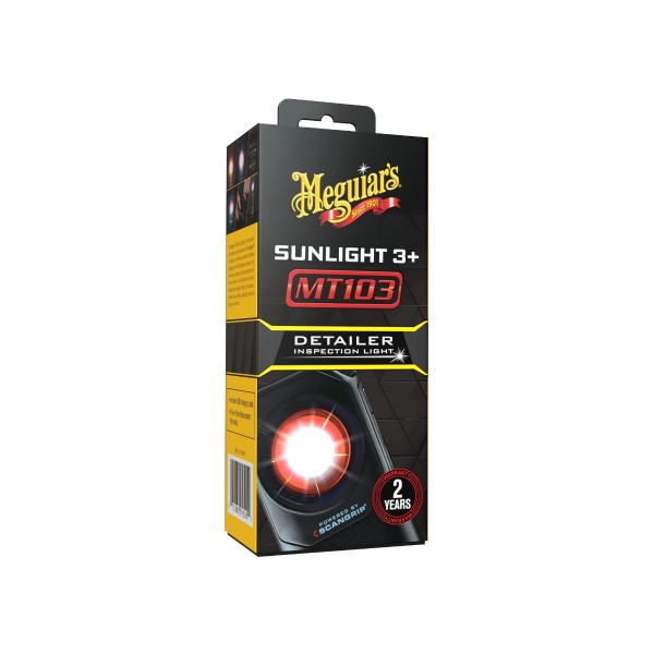 Meguiar's Sunlight 3+ - detailingová lampa na hľadanie defektov laku, nastaviteľná teplota svetla a