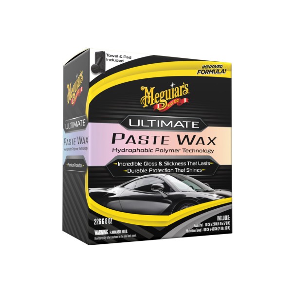 Meguiar's Ultimate Paste Wax - špičkový tuhý vosk na báze syntetických polymérov, 226 g