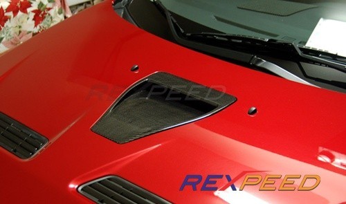 Mitsubishi Lancer Evo X - Výdych kapoty z Carbonu od REXPEED!