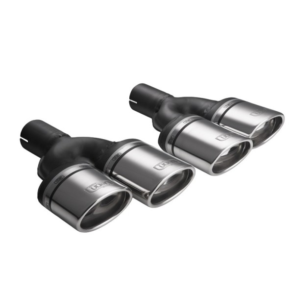 ULTER SPORT univerzálna dvojkoncovka výfuku oválna 95×65 s délkou 200 mm