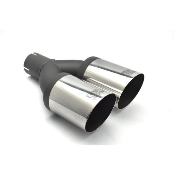 ULTER SPORT univerzálna dvojkoncovka výfuku guľatá Ø90 s délkou 220 mm