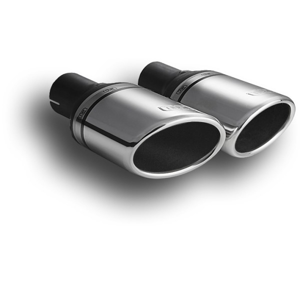 ULTER SPORT univerzálna koncovka výfuku oválna 95×65 s délkou 120 mm ĽAVÁ