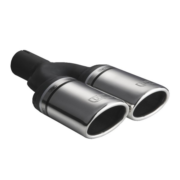 ULTER SPORT univerzálna dvojkoncovka výfuku oválna 95×65 s délkou 200 mm