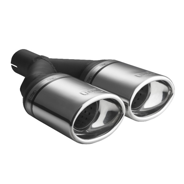 ULTER SPORT univerzálna dvojkoncovka výfuku oválna 120×80 s délkou 250