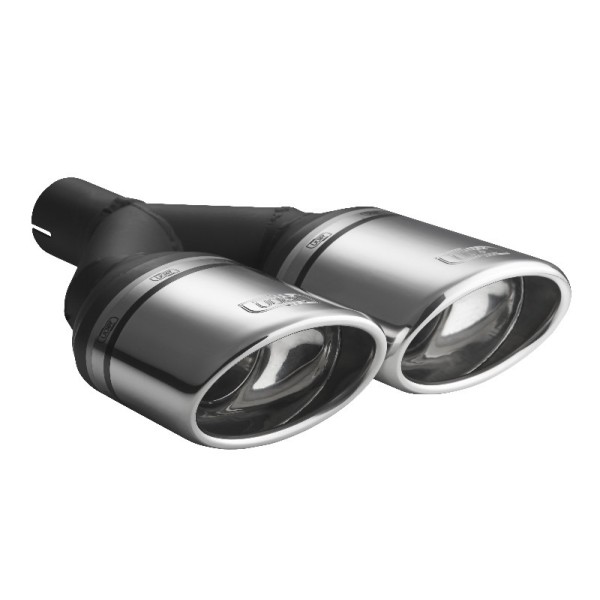 ULTER SPORT univerzálna dvojkoncovka výfuku oválna 120×80 s délkou 250
