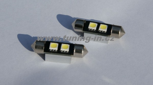 Škoda Octavia II 04-09 - MEGA POWER SMD led žiarovky do osvetlenia ŠPZ