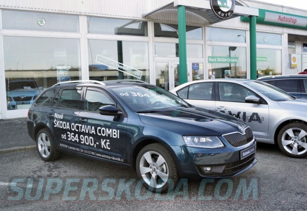 Škoda Octavia III combi - Predné a zadné deflektory okien