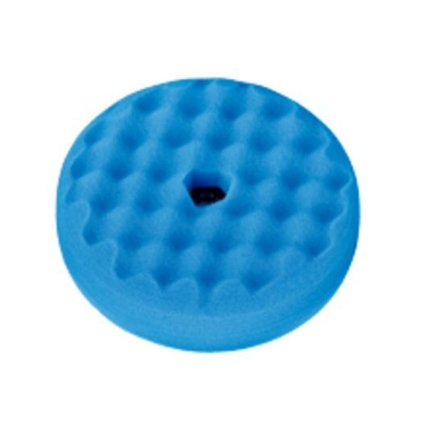 Obojstranný leštiace molitan 3M, vrúbkovaný, modrý, 150 mm