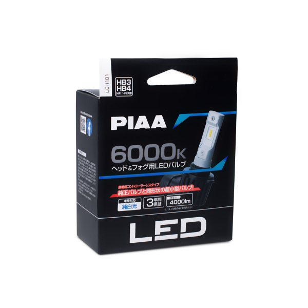 PIAA Gen4 LED náhrady autožiaroviek HB3/HB4/HIR1/HIR2 s teplotou svetla 6000K