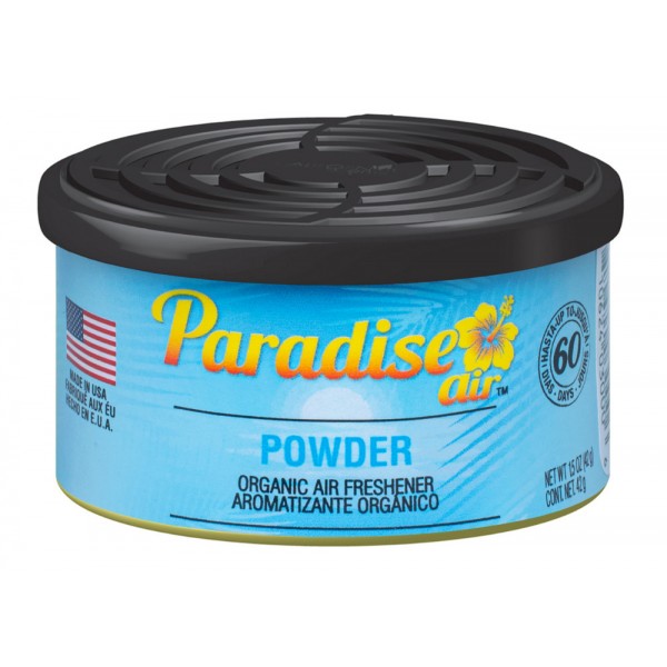 Osviežovač vzduchu Paradise Air Organic Air Freshener, vôňa Powder
