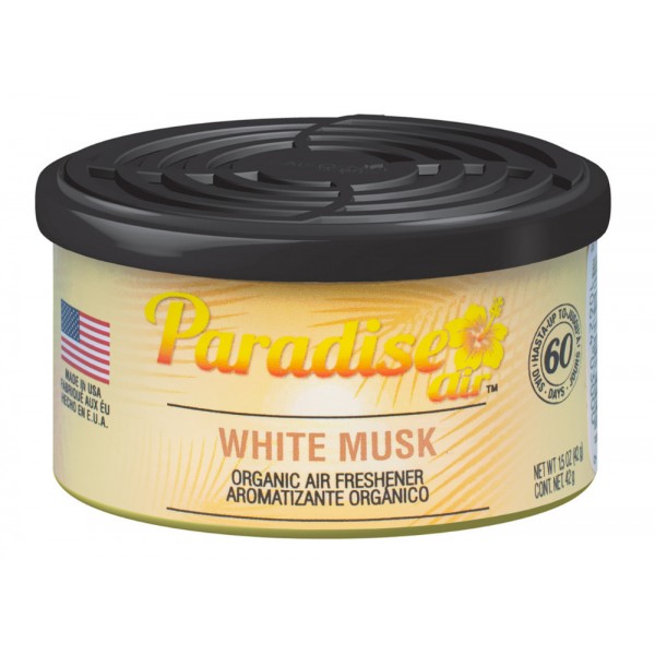 Osviežovač vzduchu Paradise Air Organic Air Freshener, vôňa White Musk